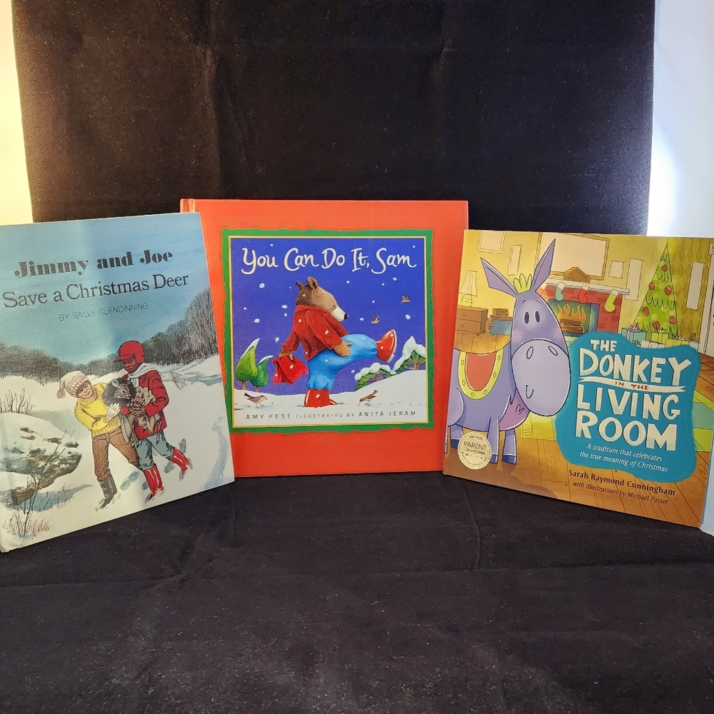 Set of 3 Children's Christmas Holiday Books